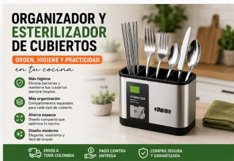 Organizador de Cubiertos Premium Acero Inoxidable 🍴✨